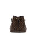 AAA Replica Louis Vuitton LV NEONOE MONOGRAM CANVAS BLACK GHW (NEW VERSION)