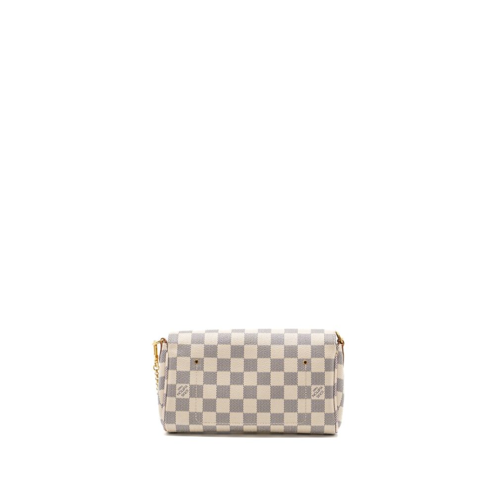 AAA Replica Louis Vuitton LV FAVOURITE PM DAMIER AZUR CANVAS GHW