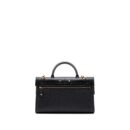 AAA Replica Louis Vuitton LV FLAP SHOULDER BAG CALFSKIN BLACK GHW