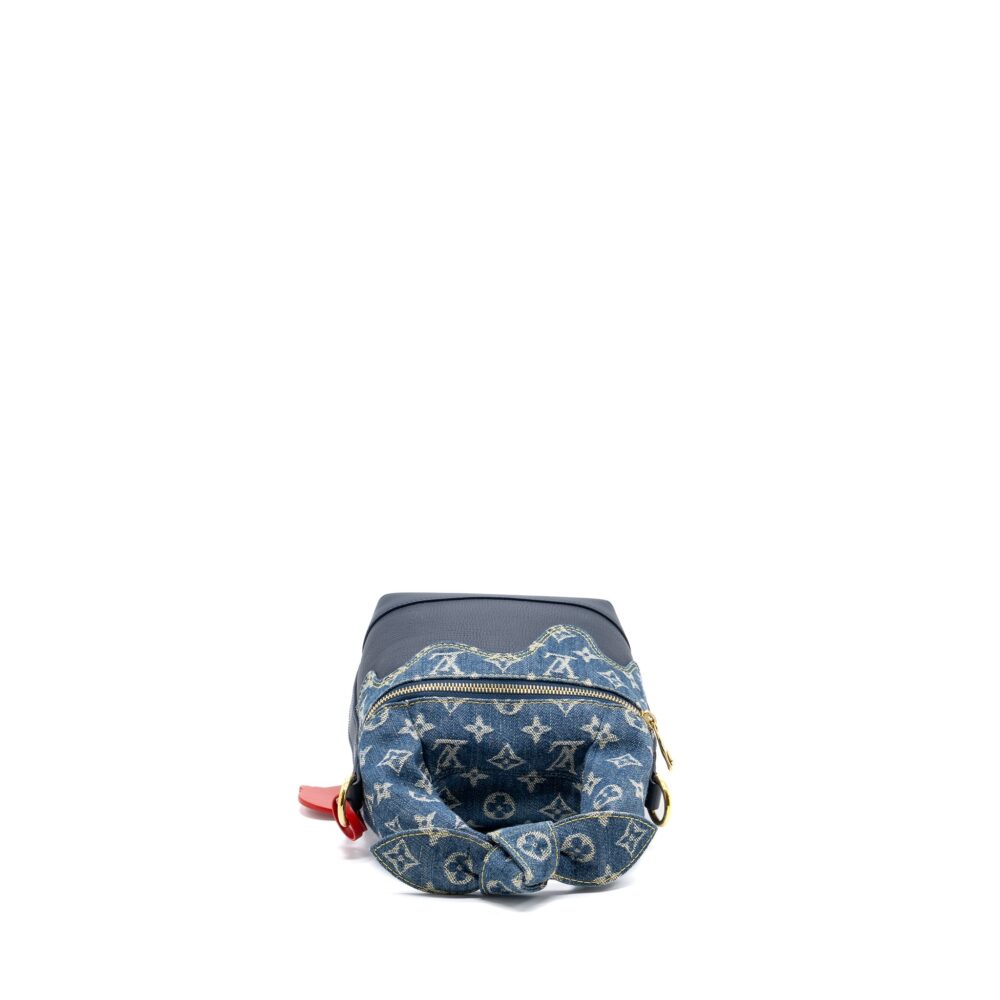 AAA Replica Louis Vuitton LV JAPANESE CRUISER BAG LIMITED EDITION MONOGRAM DENIM/LEATHER BLUE GHW(NEW VERSION)