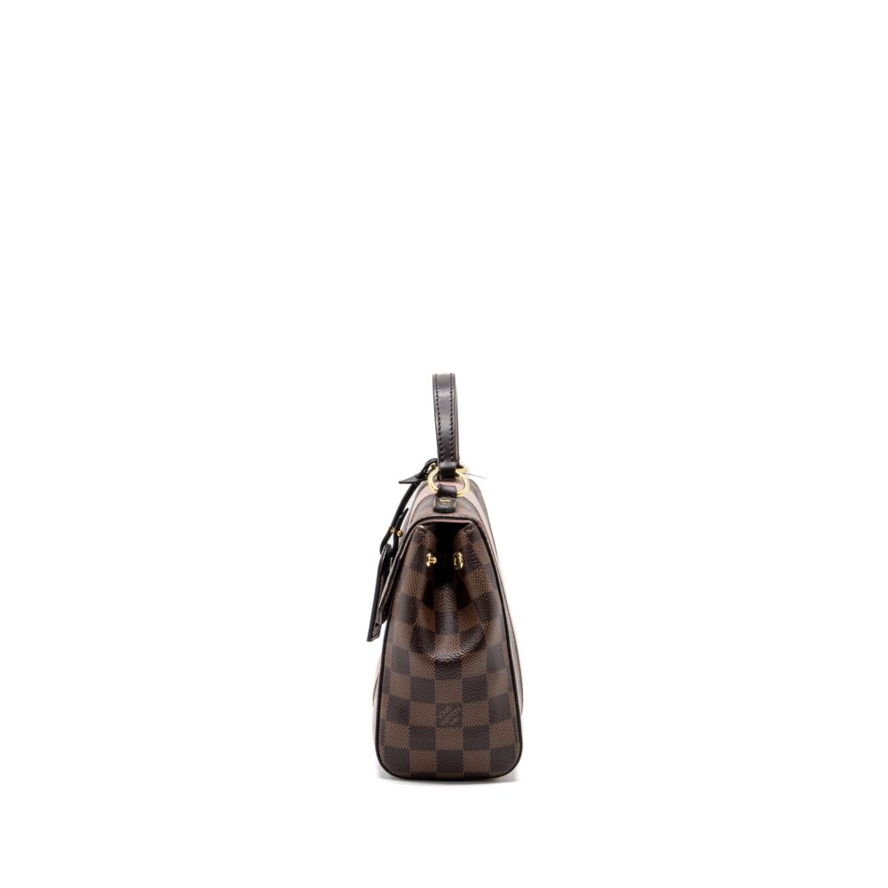 AAA Replica Louis Vuitton LV CLUNY BB DAMIER EBENE/PINK GHW