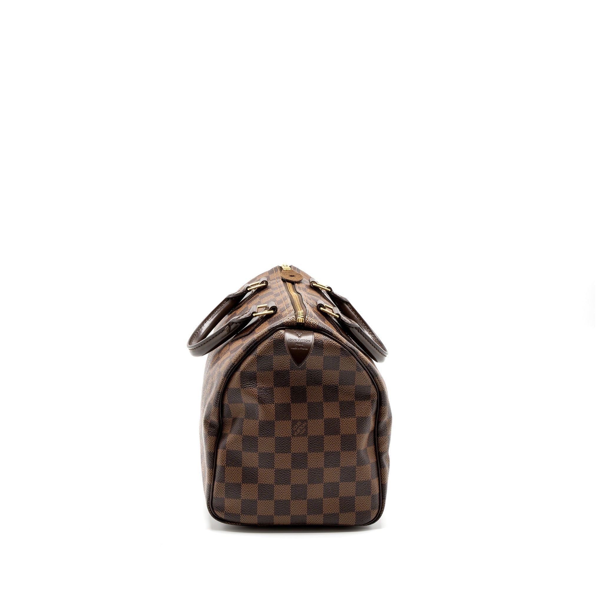 AAA Replica Louis Vuitton LV SPEEDY 30 DAMIER EBENE CANVAS GHW
