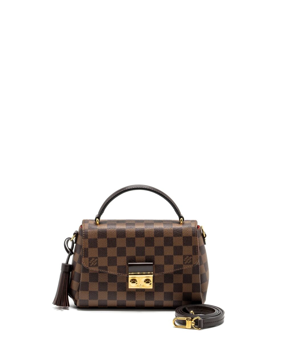 AAA Replica Louis Vuitton LV CROISETTE DAMIER EBENE CANVAS GHW