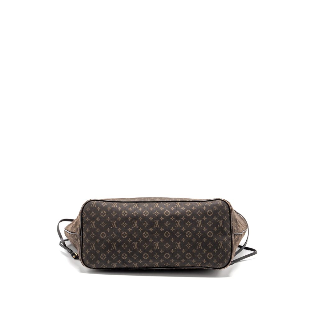 AAA Replica Louis Vuitton LV VINTAGE NEVERFULL MM FABRIC DARK BROWN GHW