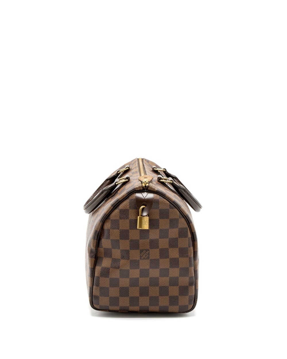 AAA Replica Louis Vuitton LV SPEEDY 30 DAMIER EBENE CANVAS GHW