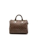 AAA Replica Louis Vuitton LV SPEEDY 30 DAMIER EBENE CANVAS GHW
