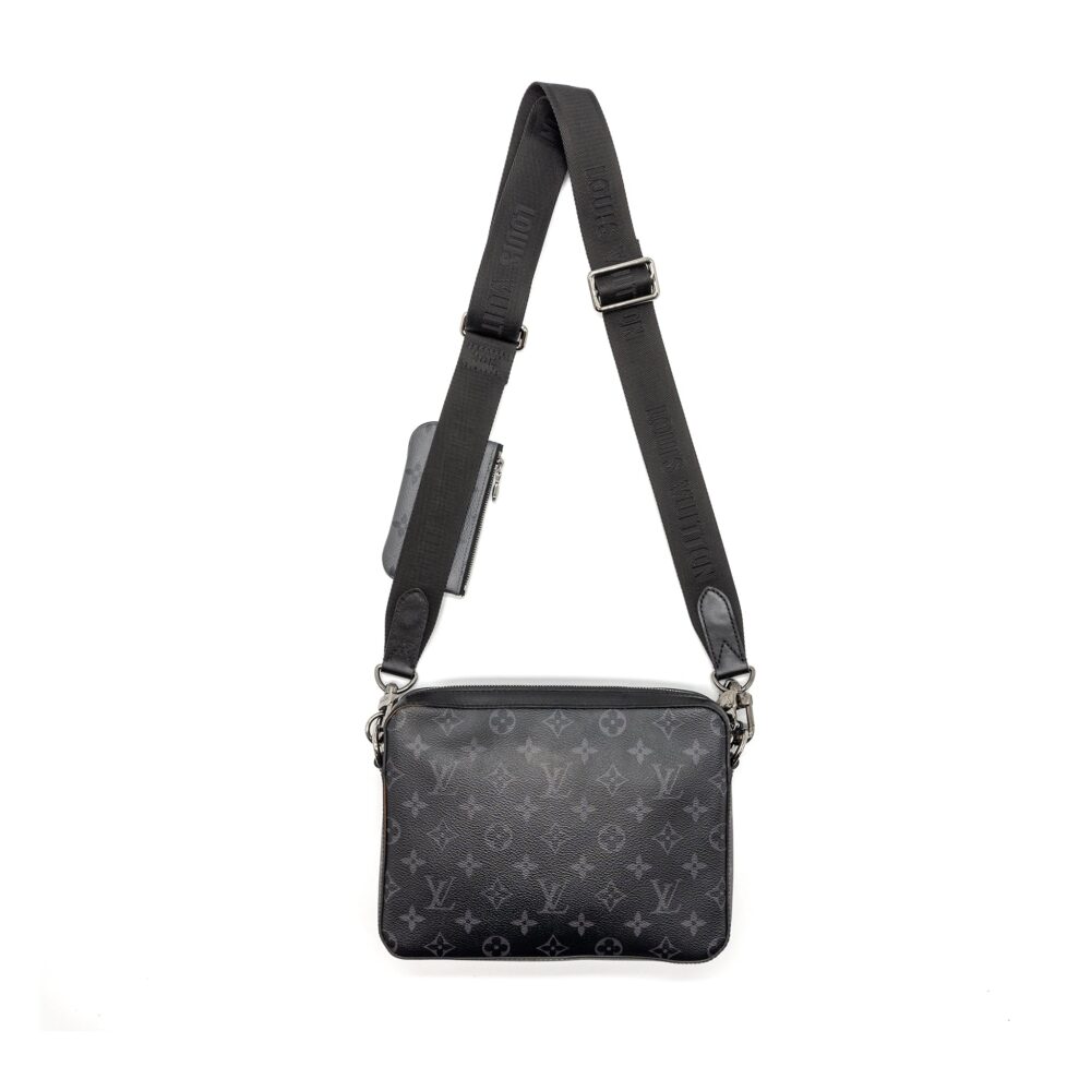 AAA Replica Louis Vuitton LV TRIO MESSENGER BAG MONOGRAM ECLIPSE SHW