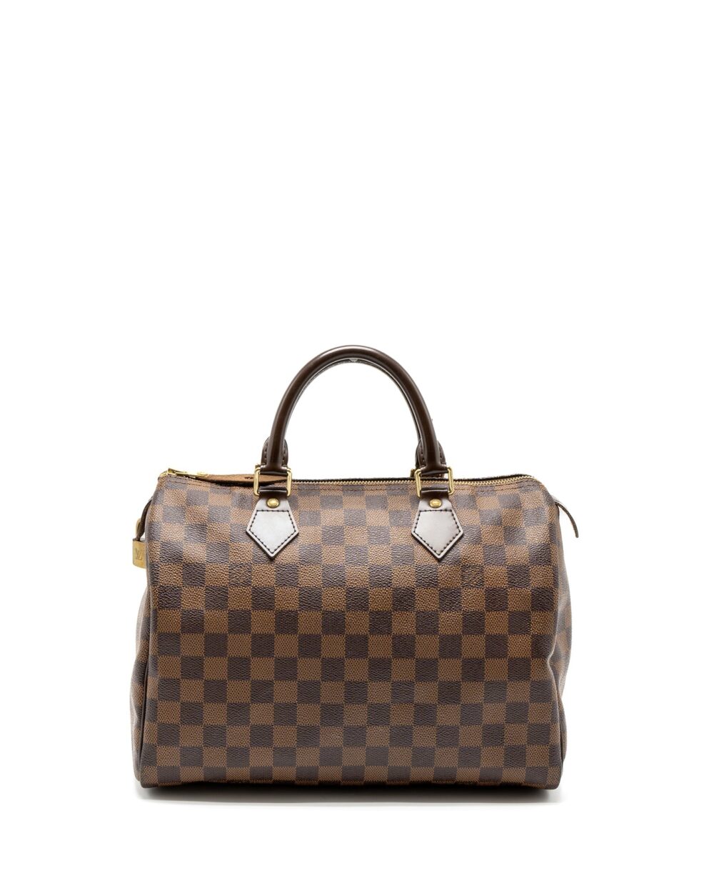 AAA Replica Louis Vuitton LV SPEEDY 30 DAMIER EBENE CANVAS GHW