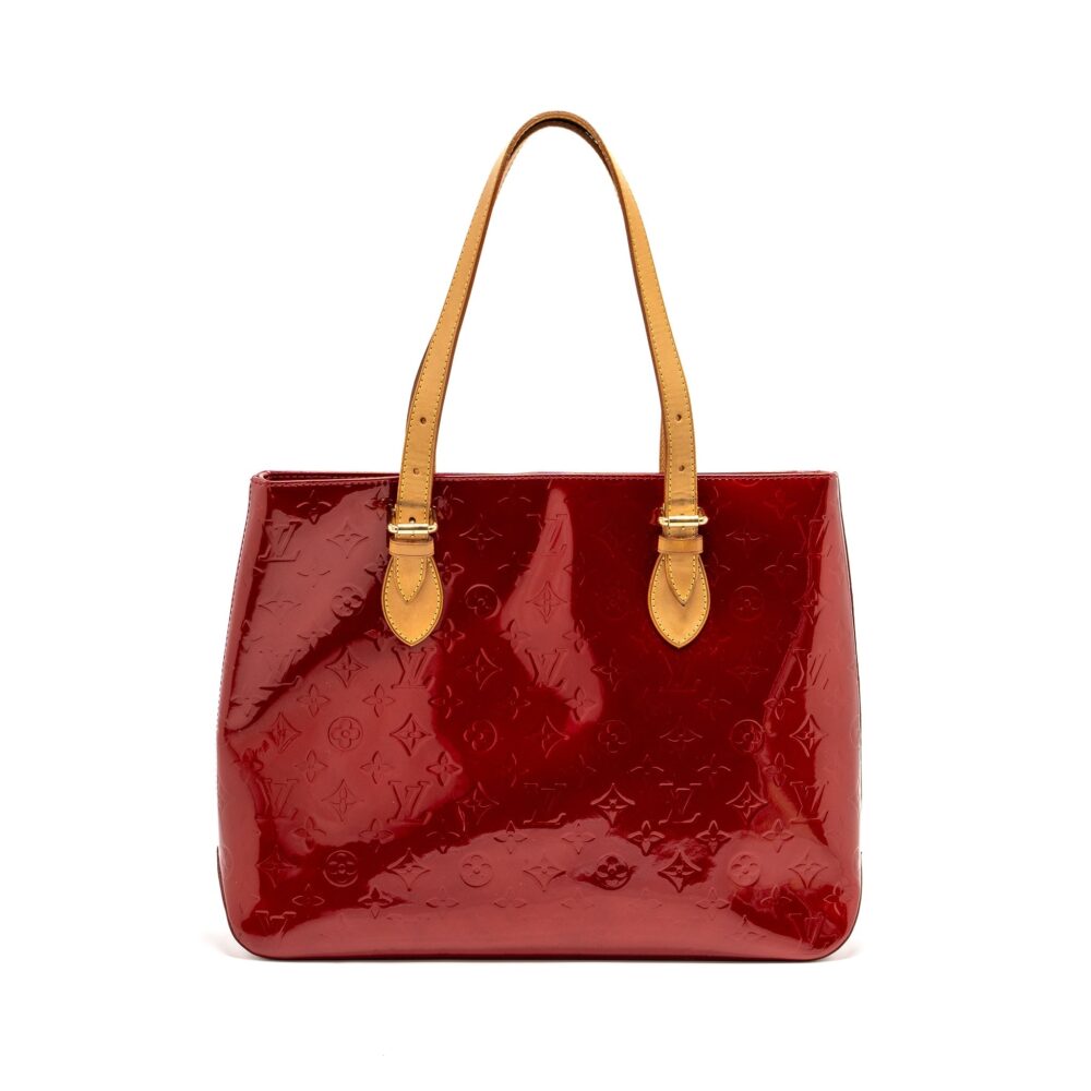AAA Replica Louis Vuitton LV ZIP TOTE BAG PATENT RED GHW
