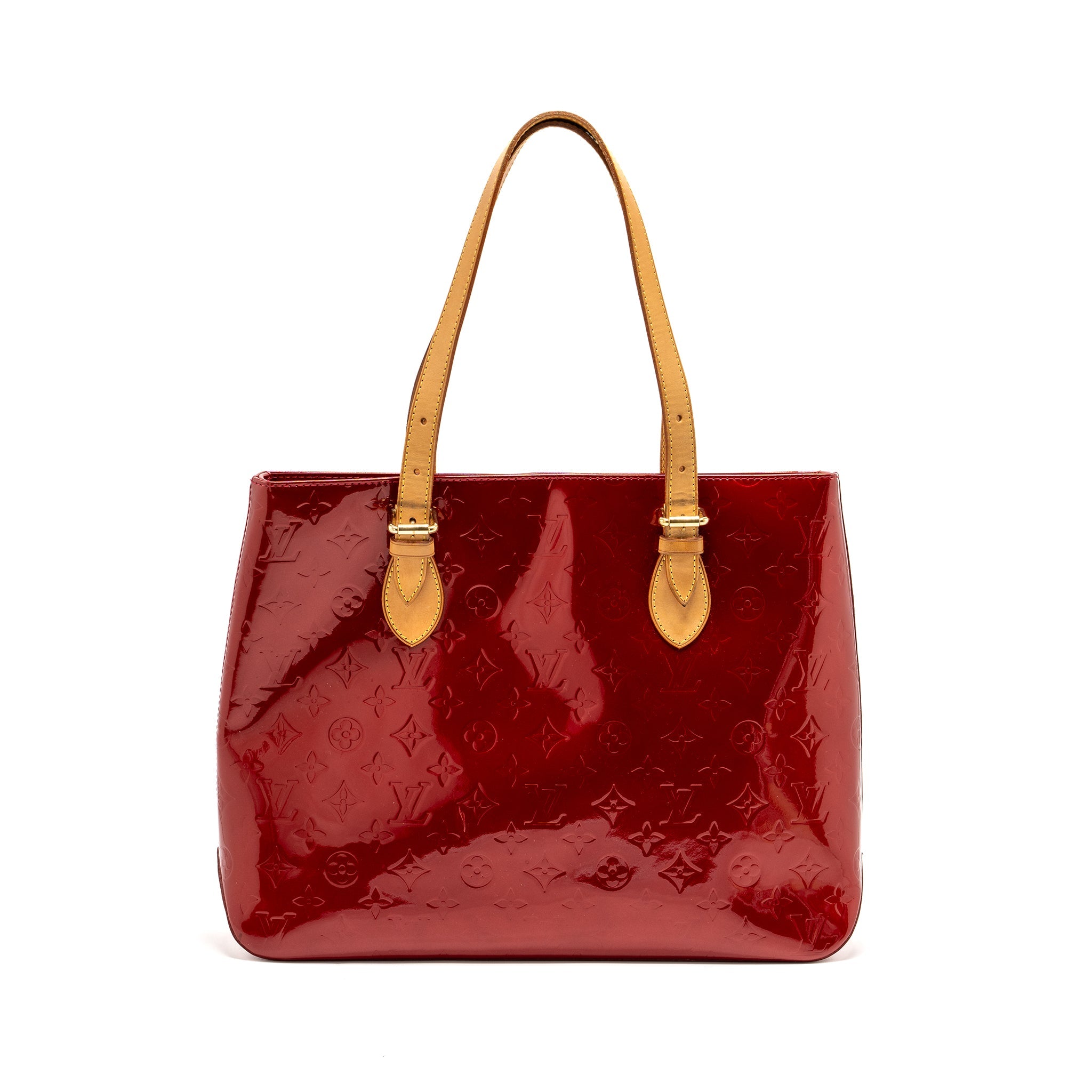 AAA Replica Louis Vuitton LV ZIP TOTE BAG PATENT RED GHW