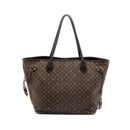 AAA Replica Louis Vuitton LV VINTAGE NEVERFULL MM FABRIC DARK BROWN GHW