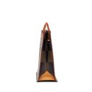 AAA Replica Louis Vuitton LV X NIGO GIANT TOTE DAMIER EBENE MONOGRAM CANVAS BROWN BLACK HARDWARE