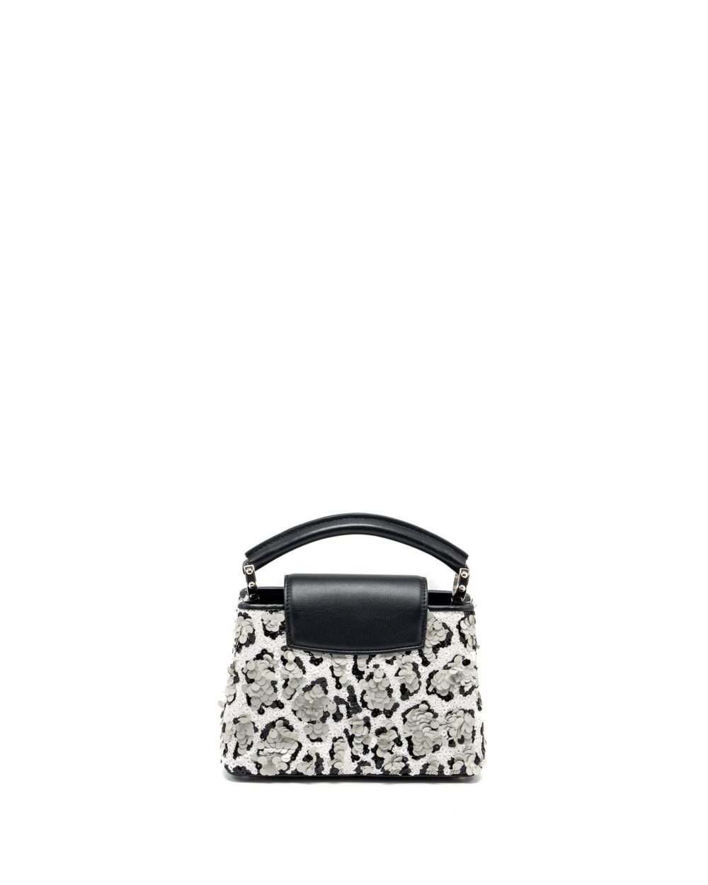 AAA Replica Louis Vuitton LV CAPUCINES MINI LIMITED EDITION SUQUIN / LEATHER MULTICOLOUR BLACK SHW