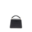 AAA Replica Louis Vuitton LV CAPUCINES BB TAURILLON CALFSKIN BLACK GHW