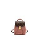 AAA Replica Louis Vuitton LV HOT SPRINGS BACKPACK PATENT / MONOGRAM CANVAS PINK GHW