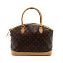 AAA Replica Louis Vuitton LV ZIPPER TOTE BAG MONOGRAM CANVAS GHW