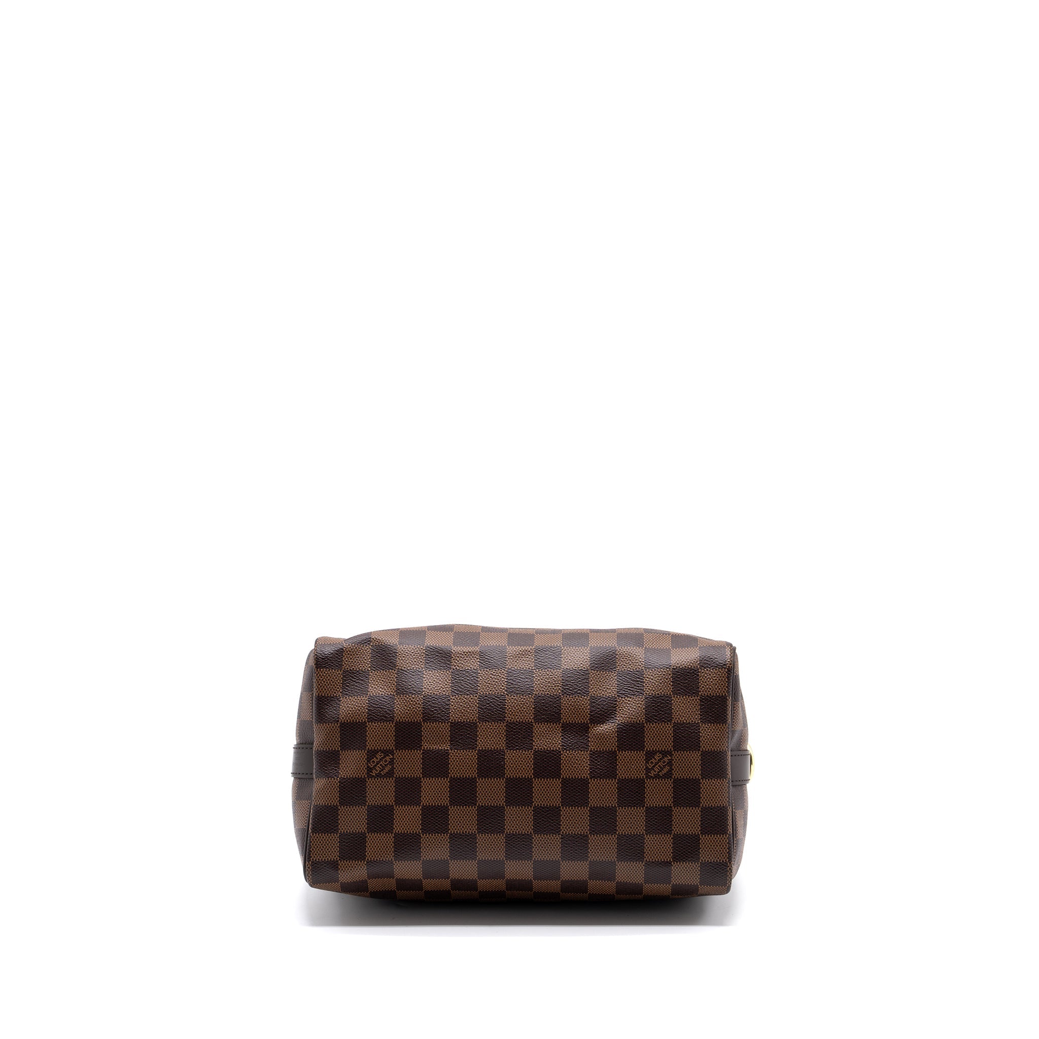 AAA Replica Louis Vuitton LV SPEEDY BANDOULIERE 25 DAMIER EBENE CANVAS GHW(NEW VERSION)