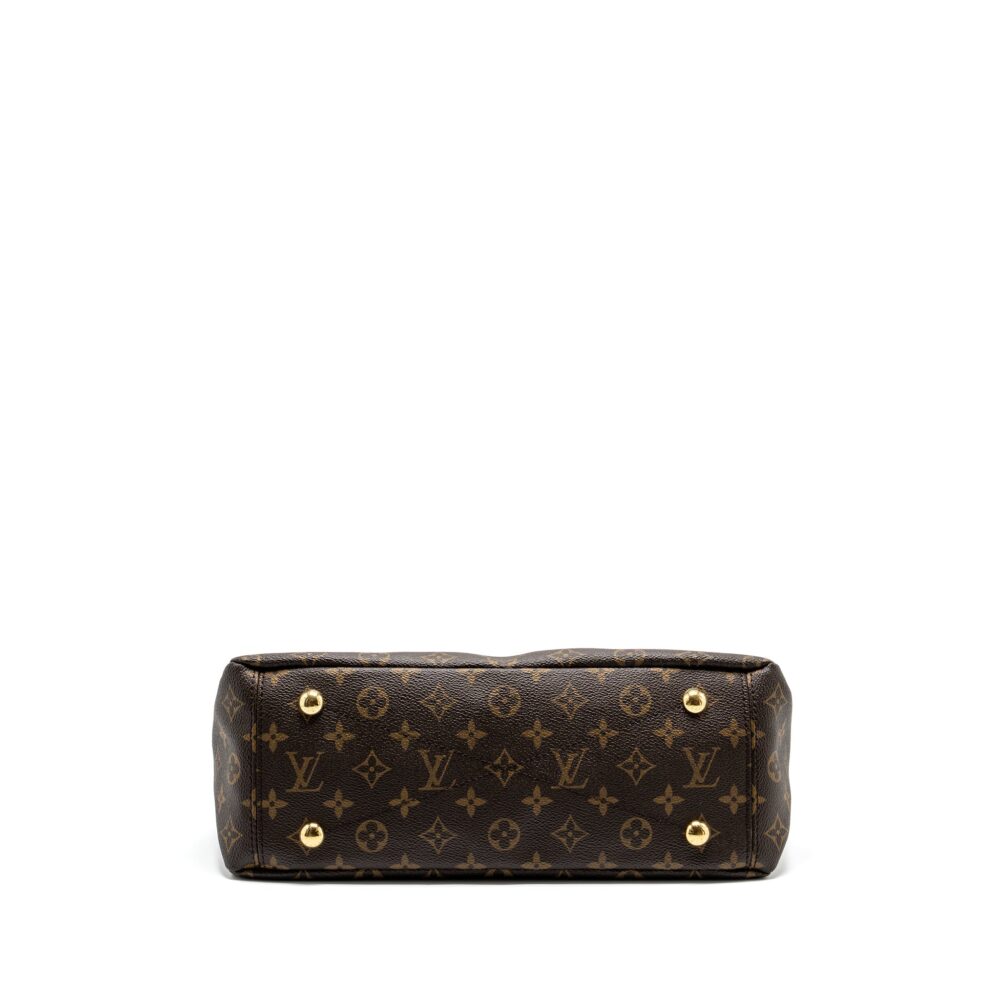 AAA Replica Louis Vuitton LV PALLAS TOTE BAG MONOGRAM CANVAS BROWN GHW