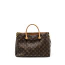 AAA Replica Louis Vuitton LV PALLAS TOTE BAG MONOGRAM CANVAS BROWN GHW