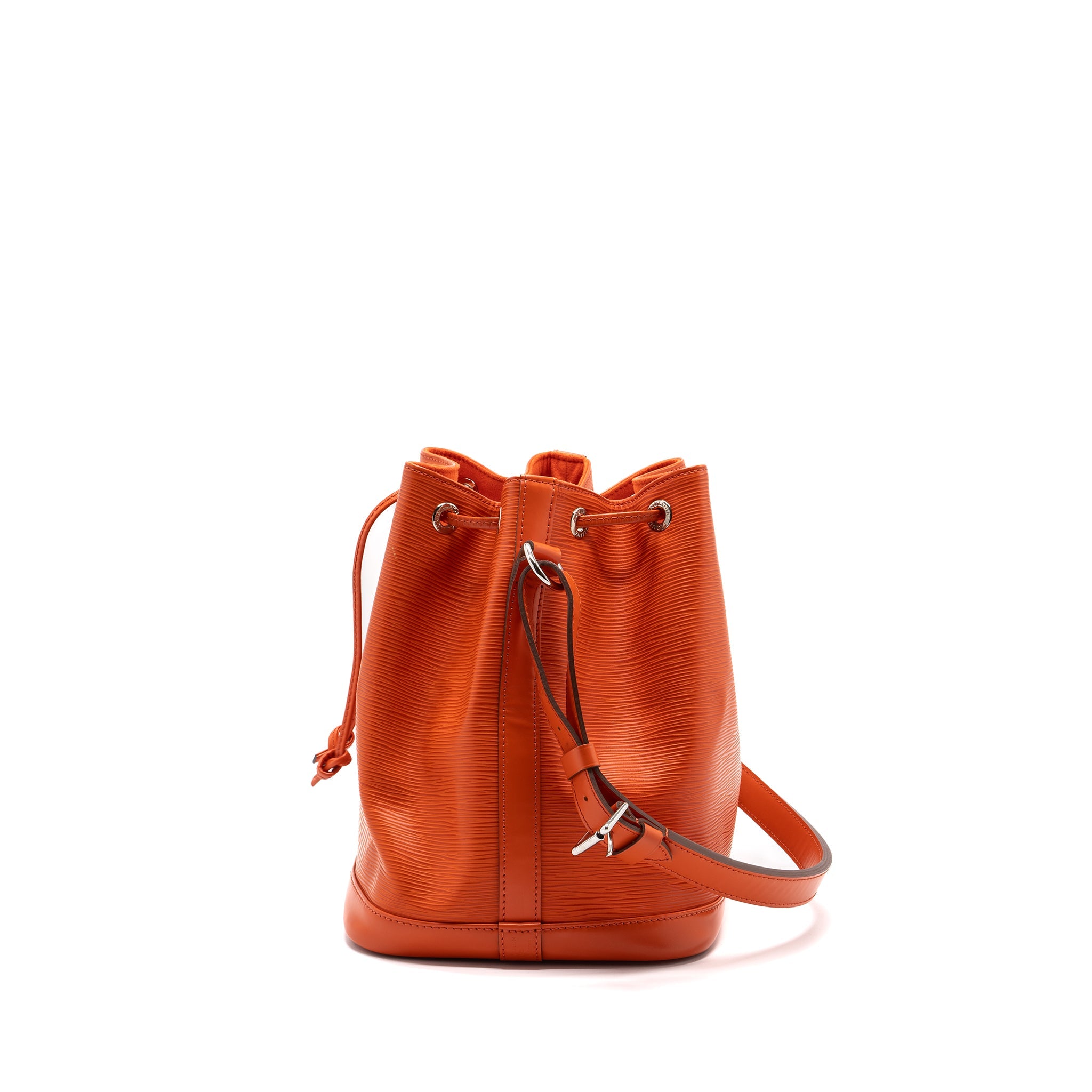 AAA Replica Louis Vuitton LV PETIT NOE EPI ORANGE SHW