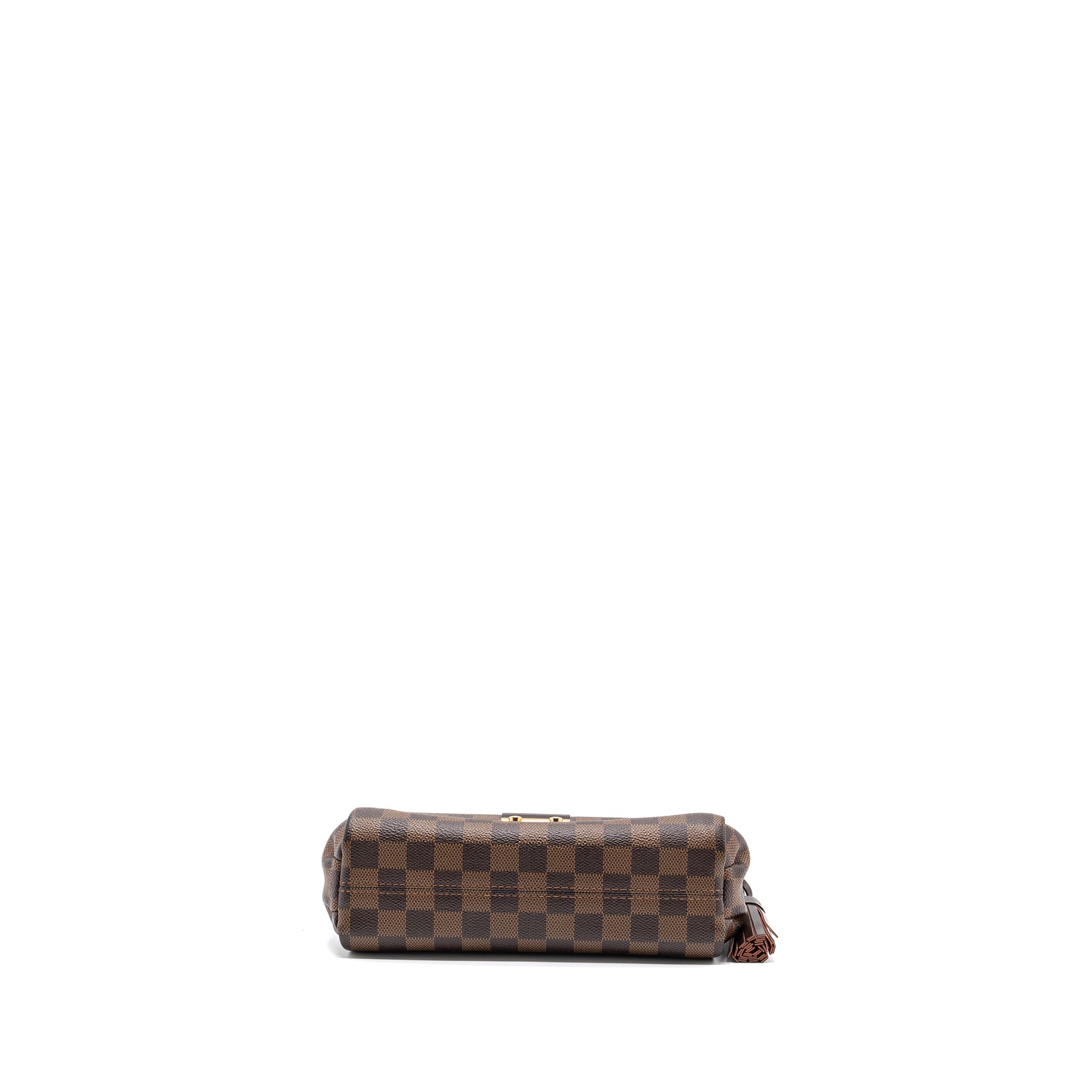 AAA Replica Louis Vuitton LV CROISETTE BAG DAMIER EBENE CANVAS GHW