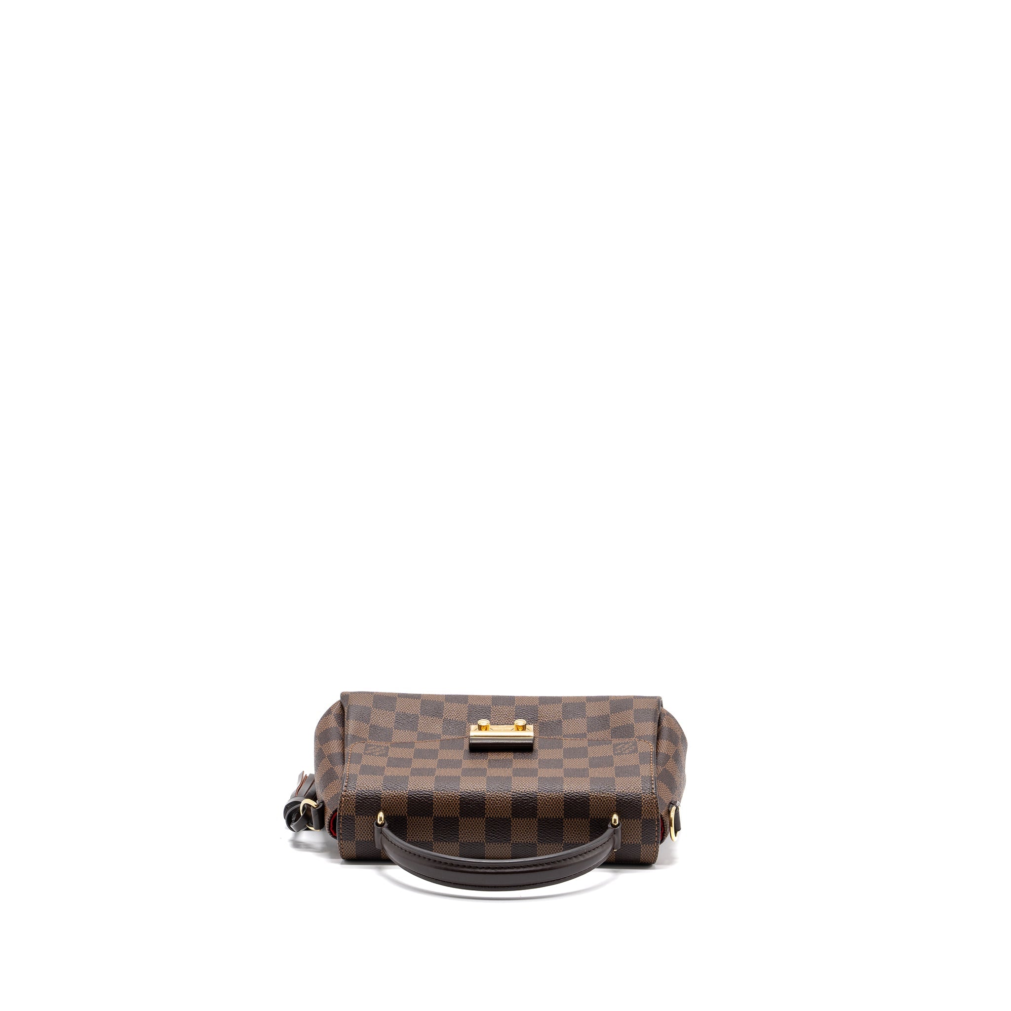 AAA Replica Louis Vuitton LV CROISETTE BAG DAMIER EBENE CANVAS GHW