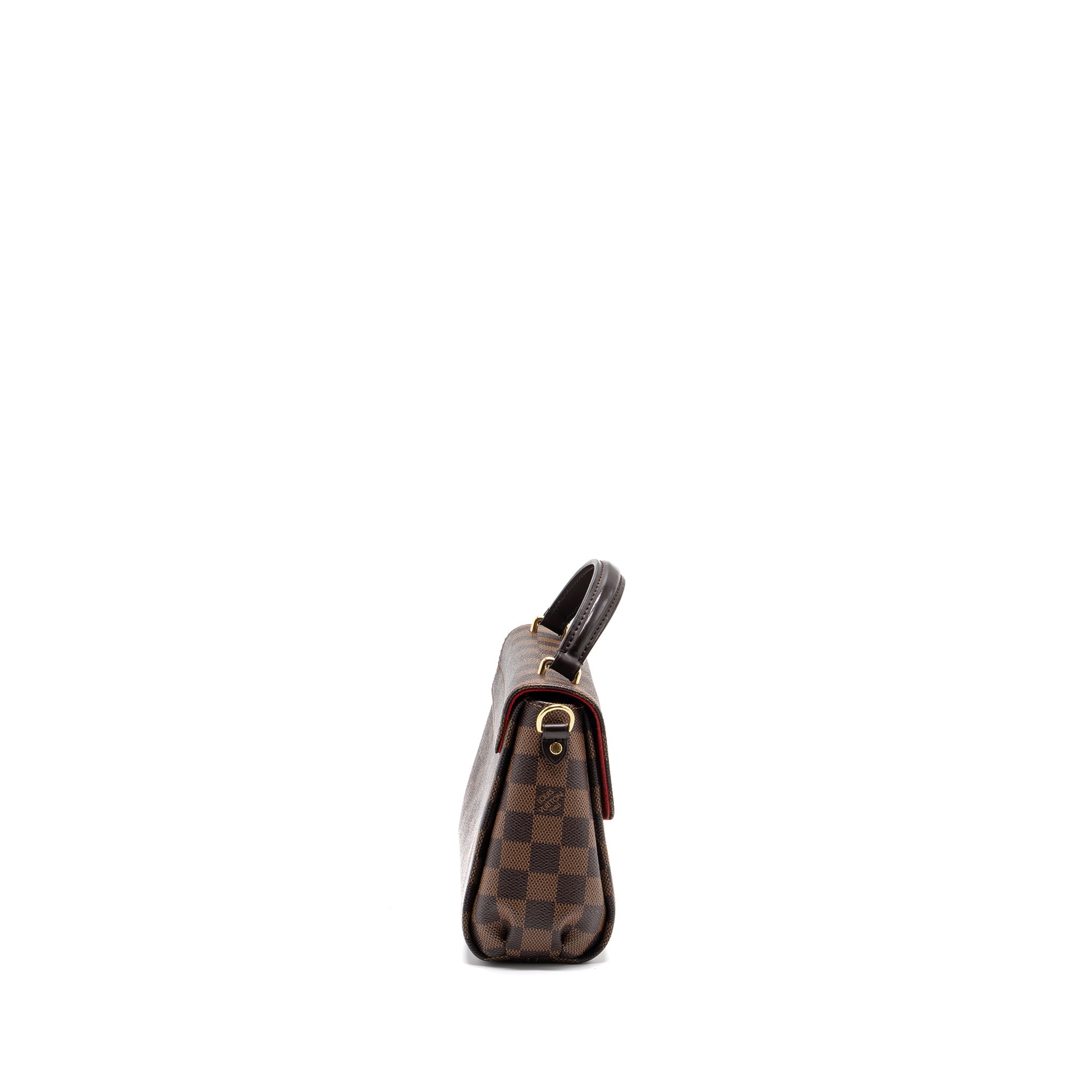 AAA Replica Louis Vuitton LV CROISETTE BAG DAMIER EBENE CANVAS GHW