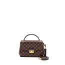 AAA Replica Louis Vuitton LV CROISETTE BAG DAMIER EBENE CANVAS GHW