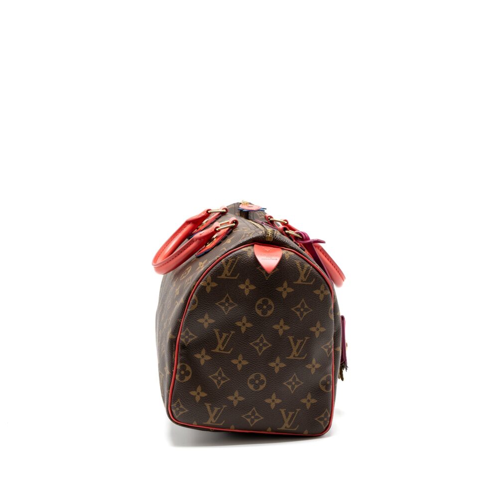 AAA Replica Louis Vuitton LV SPEEDY 30 LIMITED EDITION MONOGRAM CANVAS GHW