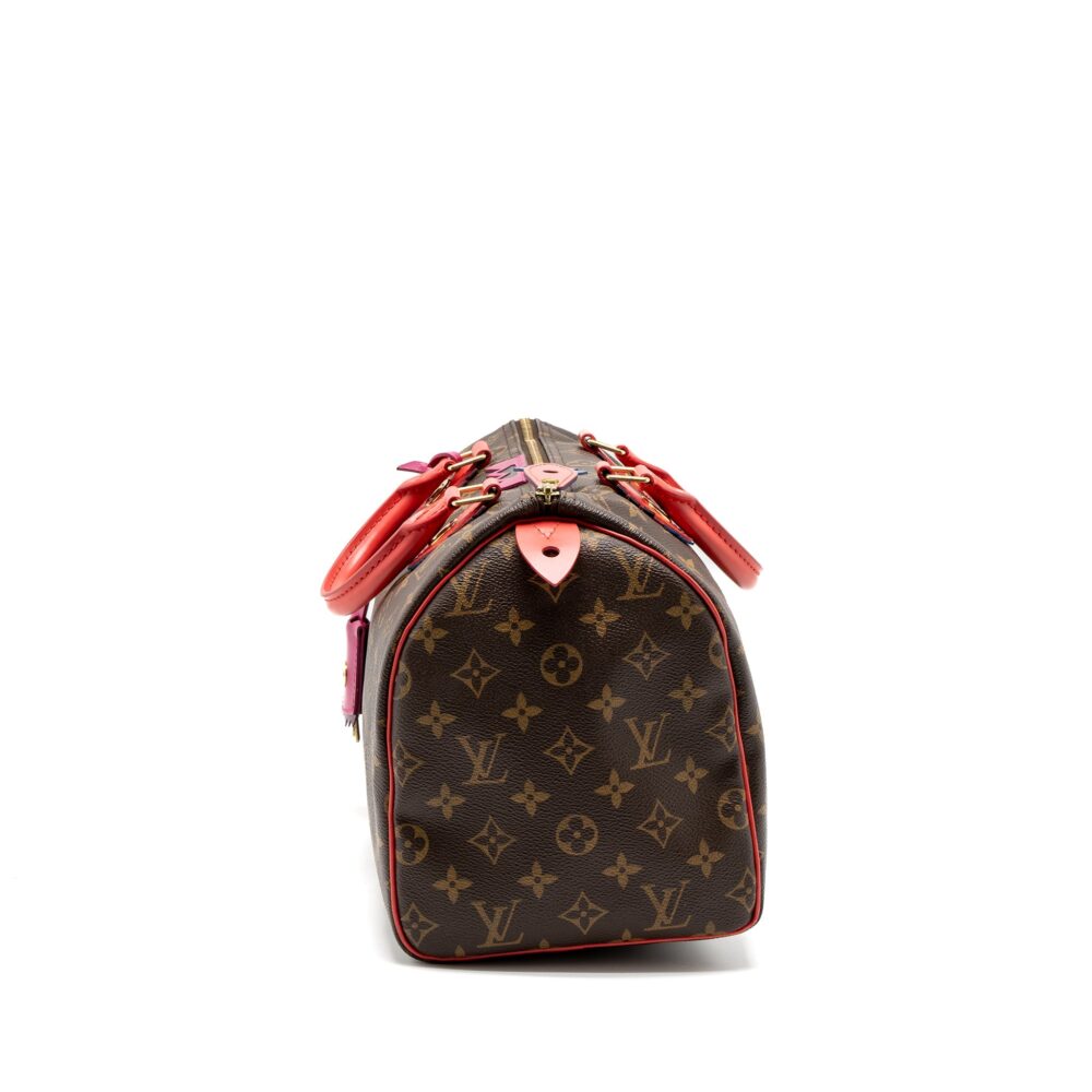 AAA Replica Louis Vuitton LV SPEEDY 30 LIMITED EDITION MONOGRAM CANVAS GHW