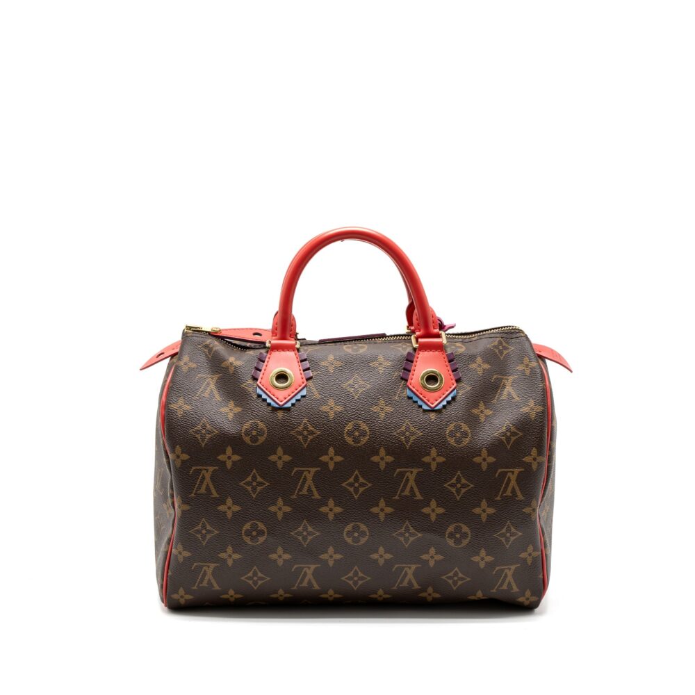 AAA Replica Louis Vuitton LV SPEEDY 30 LIMITED EDITION MONOGRAM CANVAS GHW