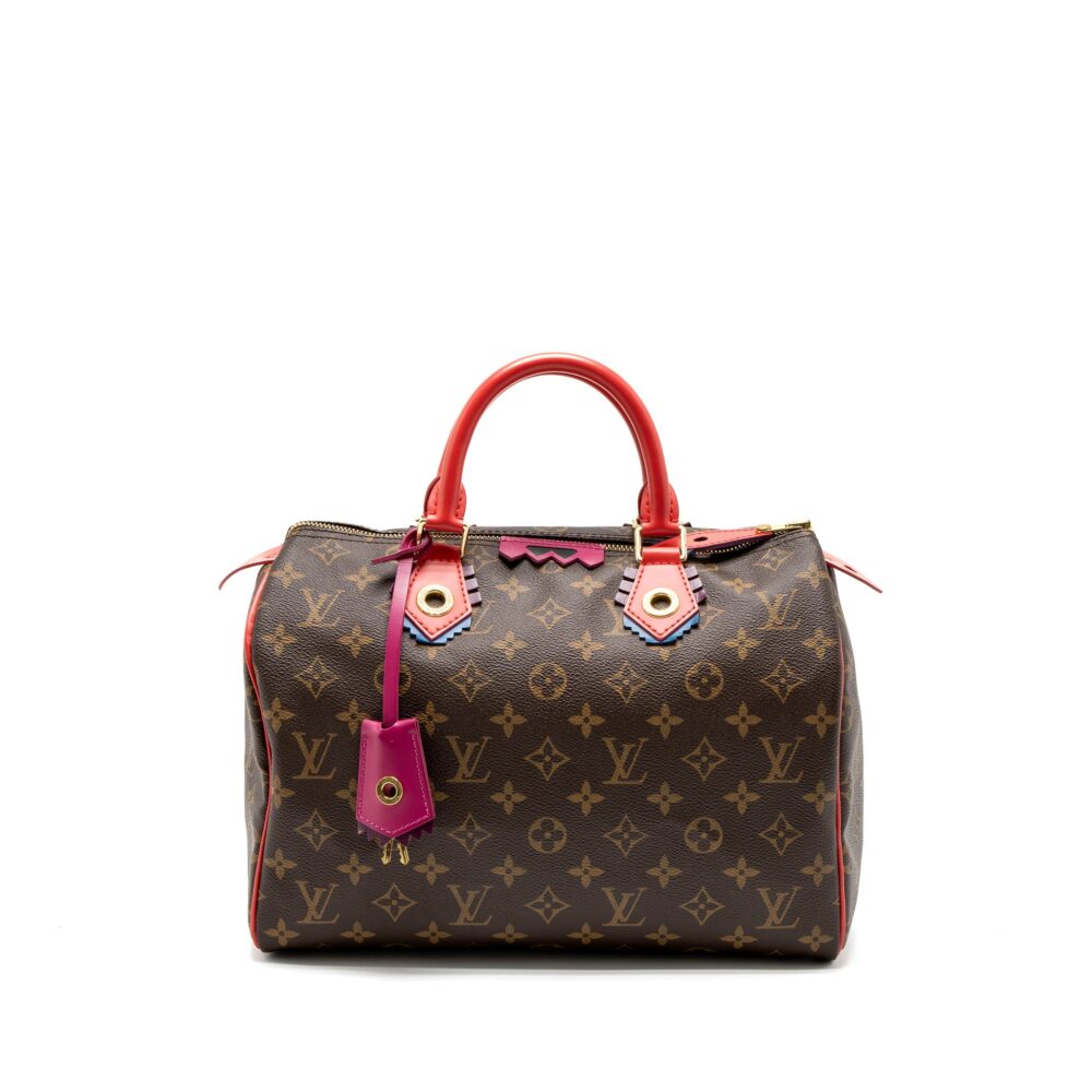 AAA Replica Louis Vuitton LV SPEEDY 30 LIMITED EDITION MONOGRAM CANVAS GHW