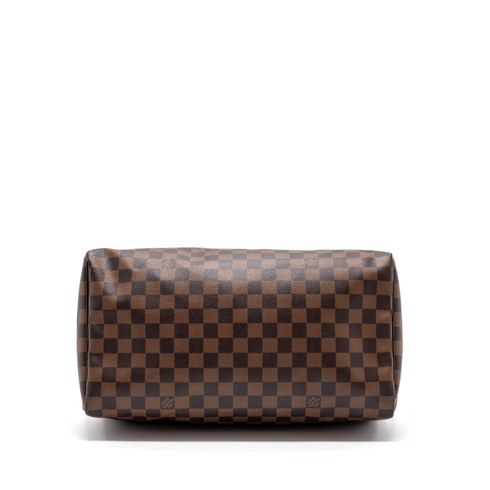 AAA Replica Louis Vuitton LV SPEEDY 35 DAMIER EBENE GHW