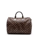 AAA Replica Louis Vuitton LV SPEEDY 35 DAMIER EBENE GHW