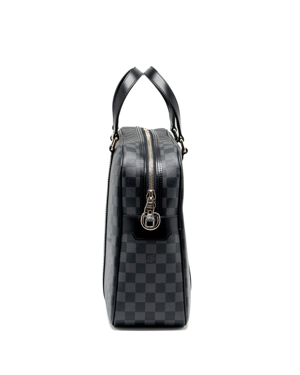 AAA Replica Louis Vuitton LV BRIEFCASE/DOCUMENT BAG DAMIER GRAPHITE CANVAS BLACK SHW