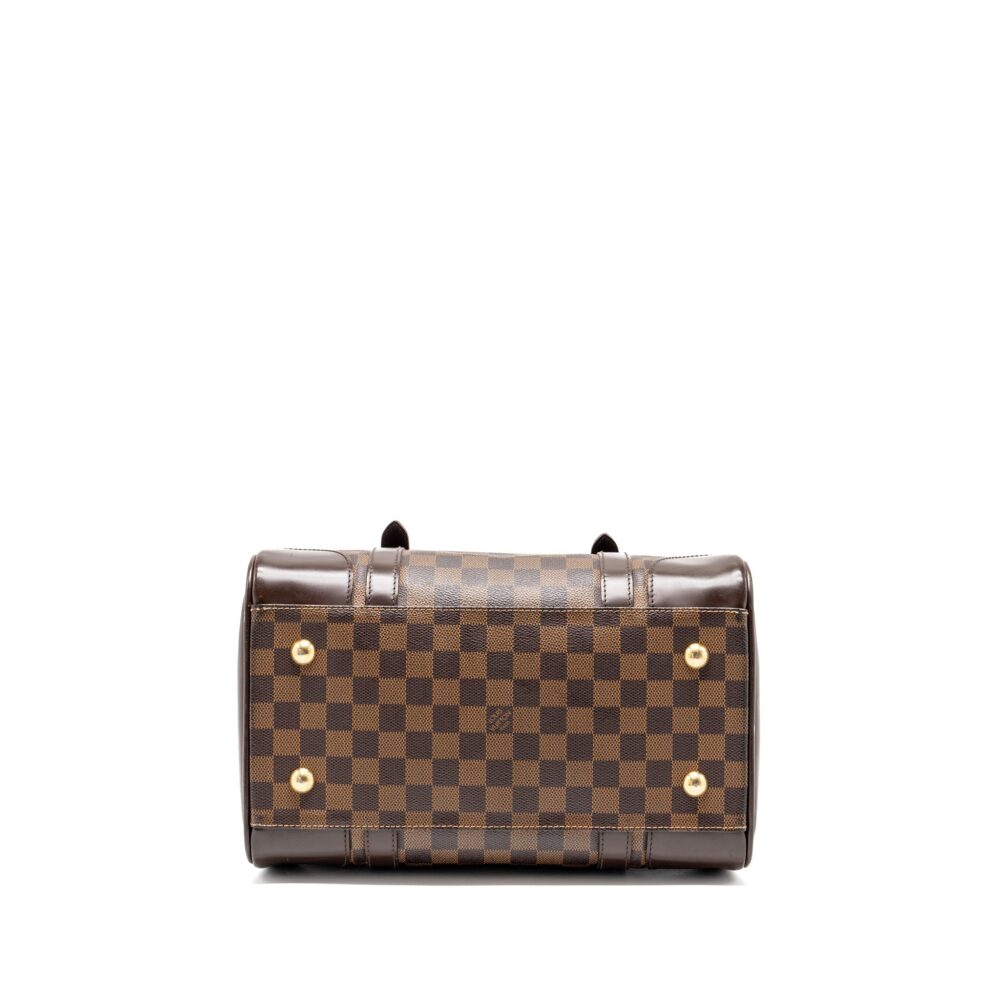 AAA Replica Louis Vuitton LV BERKELEY BAG DAMIER EBENE GHW
