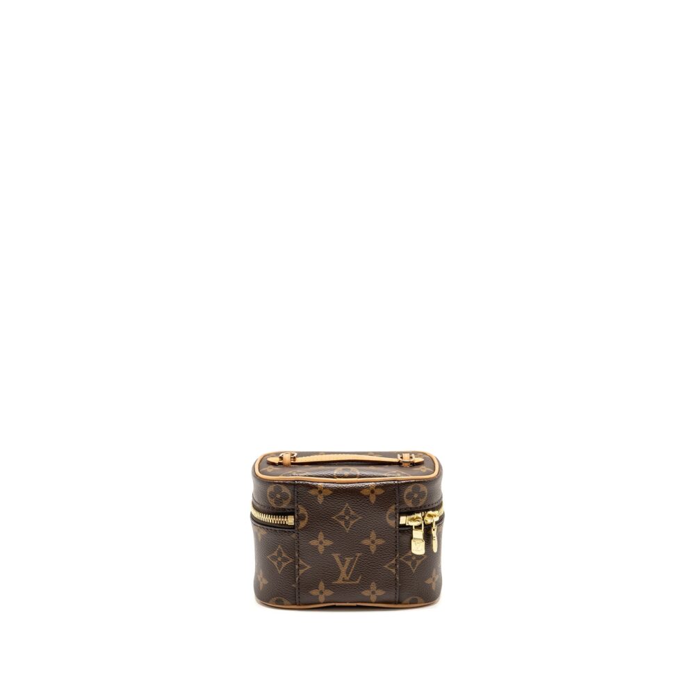 AAA Replica Louis Vuitton LV NICE NANO MONOGRAM CANVAS GHW