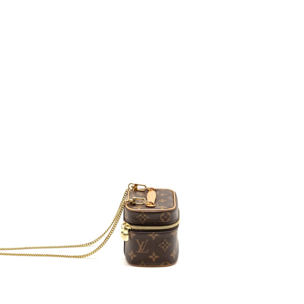 AAA Replica Louis Vuitton LV NICE NANO MONOGRAM CANVAS GHW
