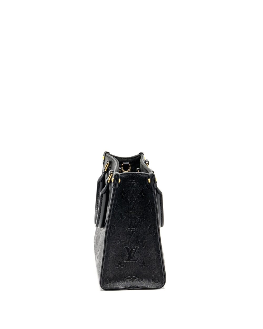 AAA Replica Louis Vuitton LV ONTHEGO PM MONOGRAM EMPREINTE LEATHER BLACK GHW