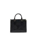 AAA Replica Louis Vuitton LV ONTHEGO PM MONOGRAM EMPREINTE LEATHER BLACK GHW
