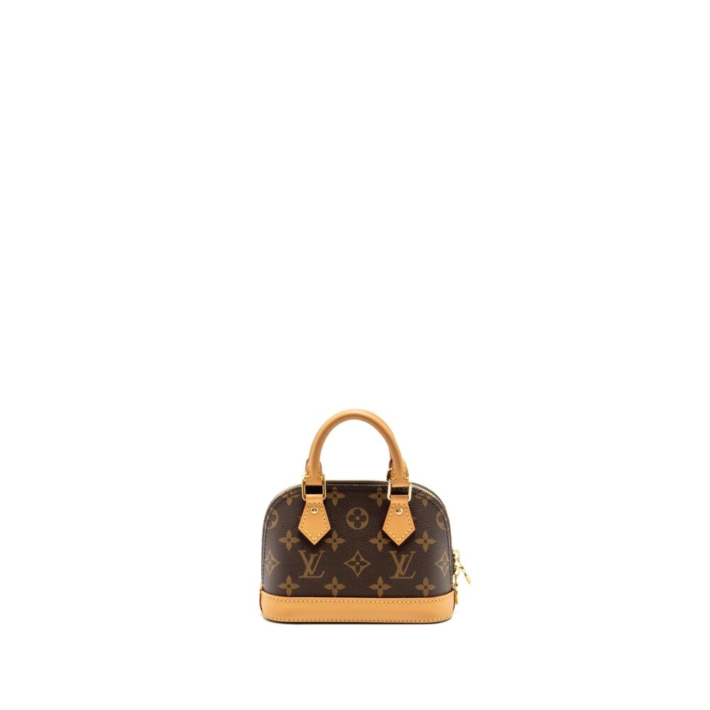 AAA Replica Louis Vuitton LV NANO ALMA MONOGRAM CANVAS GHW