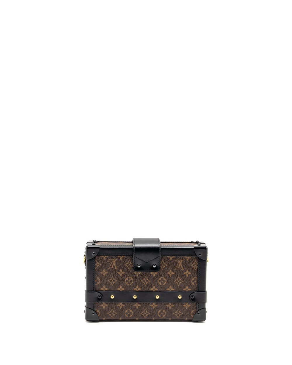 AAA Replica Louis Vuitton LV PETITE MALLE MONOGRAM CANVAS/SMOOTH CALFSKIN GHW