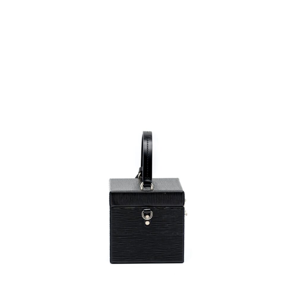 AAA Replica Louis Vuitton LV BLEECKER BOX BAG EPI BLACK SHW