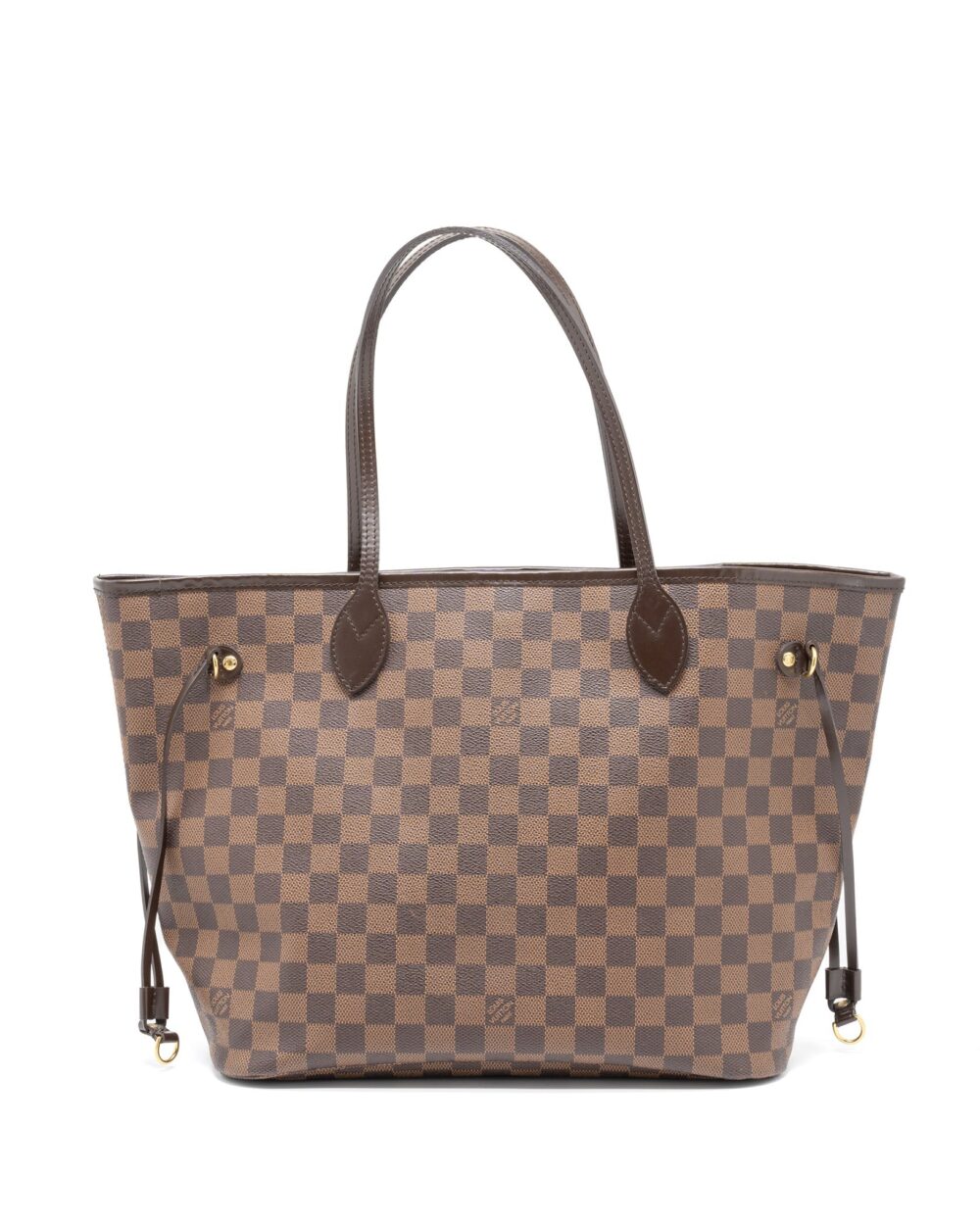 AAA Replica Louis Vuitton LV NEVERFULL MM DAMIER EBENE CANVAS GHW