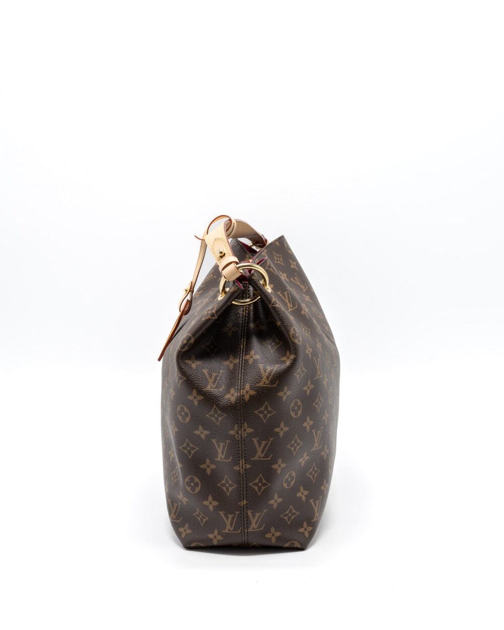 AAA Replica Louis Vuitton LV GRACEFUL MM MONOGRAM CANVAS/PIVOINE GHW (NEW VERSION)