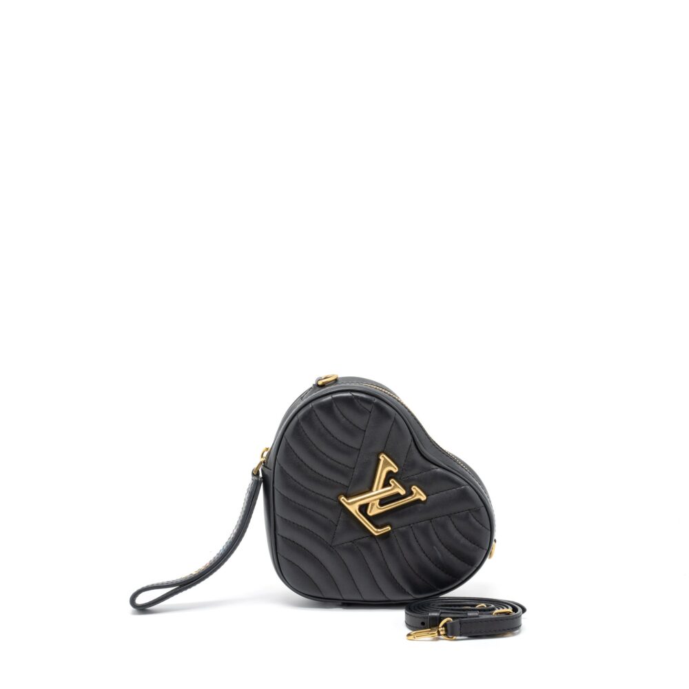 AAA Replica Louis Vuitton LV COEUR NEW WAVE HEART BAG CALFSKIN BLACK GHW