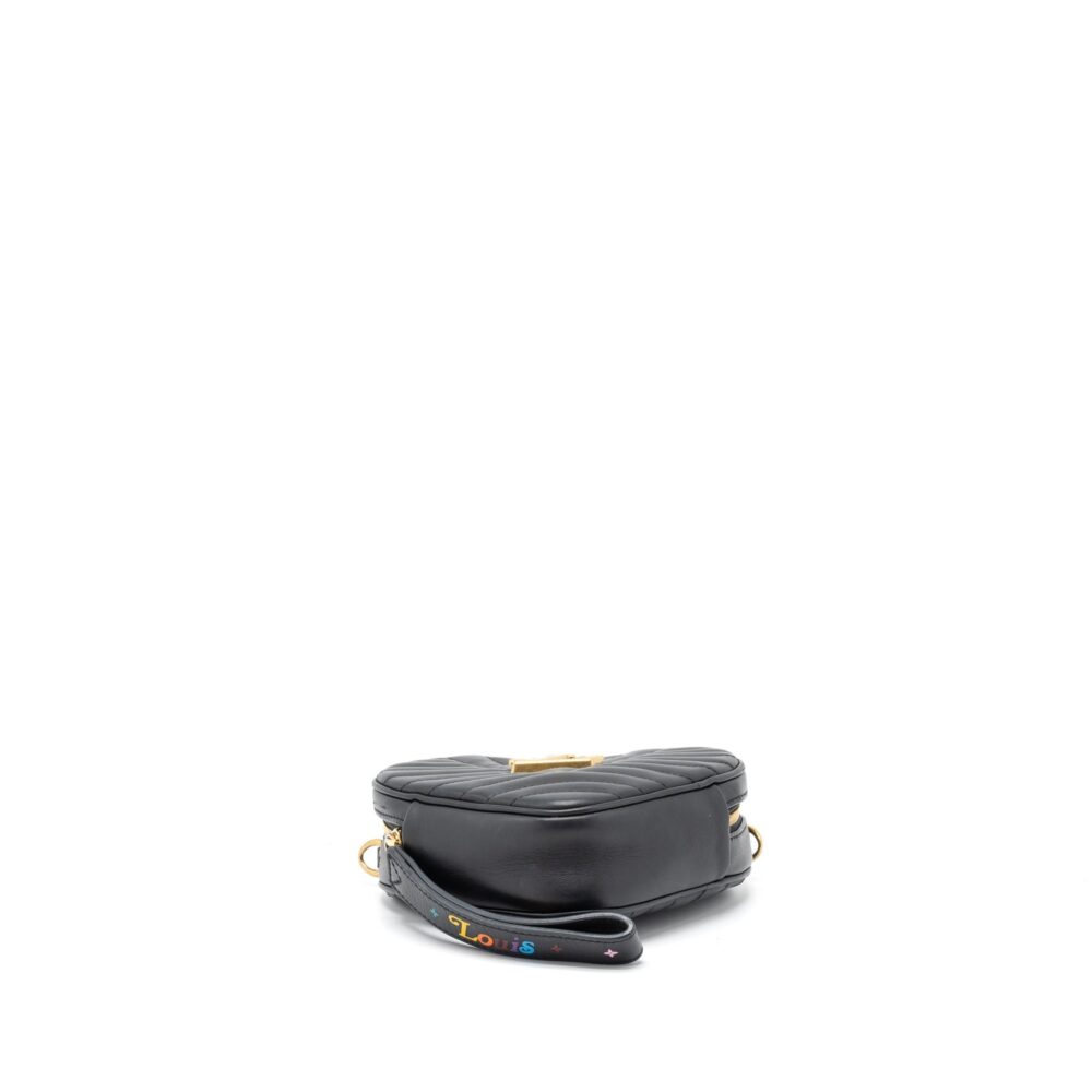 AAA Replica Louis Vuitton LV COEUR NEW WAVE HEART BAG CALFSKIN BLACK GHW