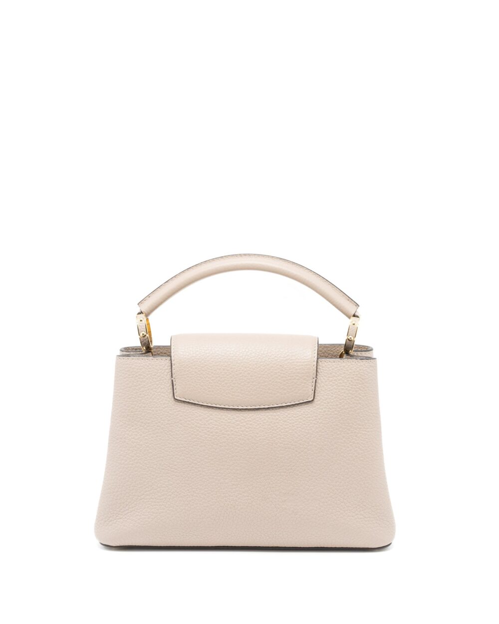 AAA Replica Louis Vuitton LV CAPUCINES BB TAURILLON GALET GHW