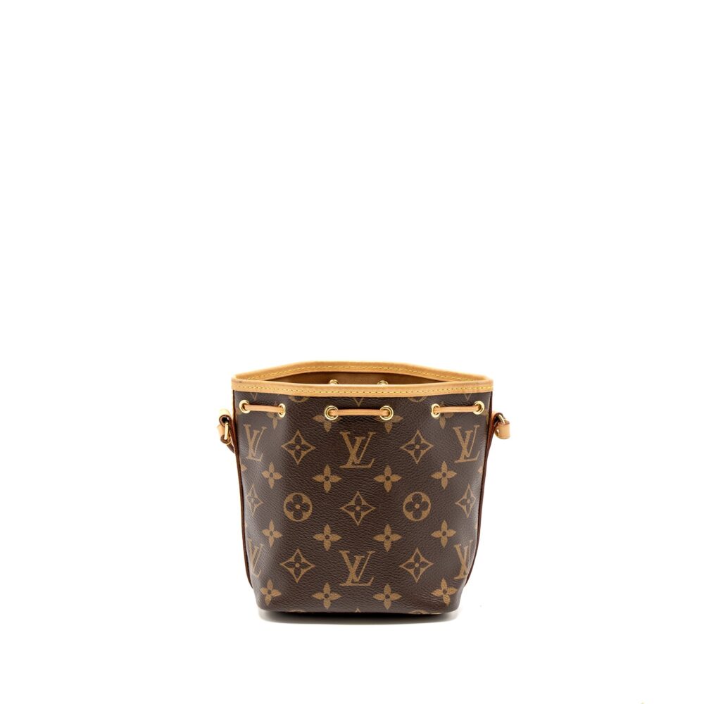 AAA Replica Louis Vuitton LV NANO NOE MONOGRAM CANVAS GHW (NEW VERSION)