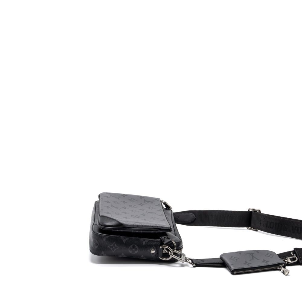 AAA Replica Louis Vuitton LV TRIO MESSENGER BAG MONOGRAM ECLIPSE SHW